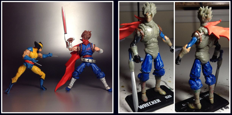 Illustration for article titled Strider Hiryu Custom Action Figure